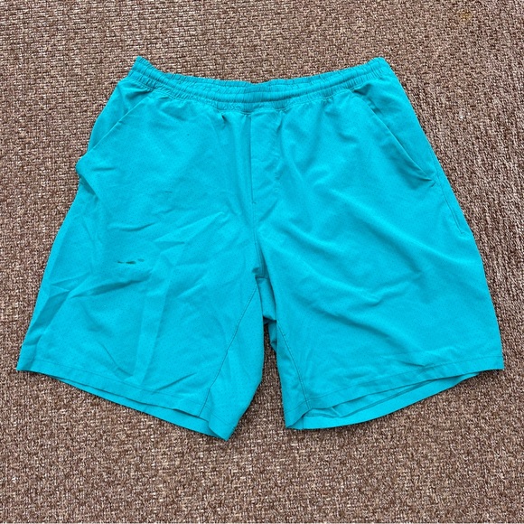 lululemon athletica Teal Pacebreaker Shorts 9 Inch With Liner - Picture 1 of 6